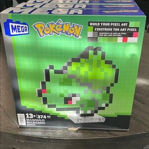 Mega Pokémon Bulbasaur Pixel Art Kit